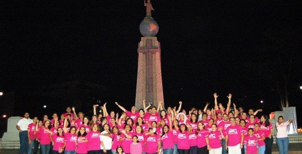 Primera Cicleada contra el cáncer de mama