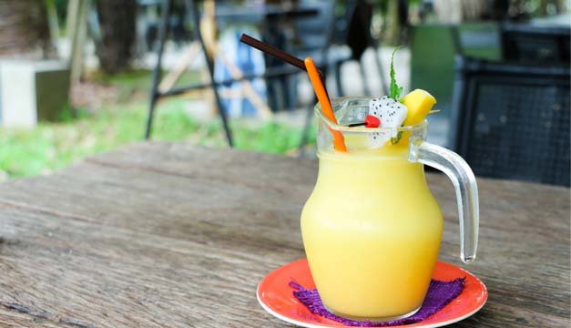 Smoothie de mango para la salud