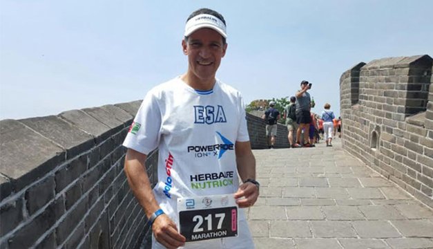La carrera maratónica de Juan Pablo Gálvez