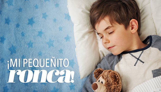 ¿Dulces sueños? ¡Mi pequeñito ronca!