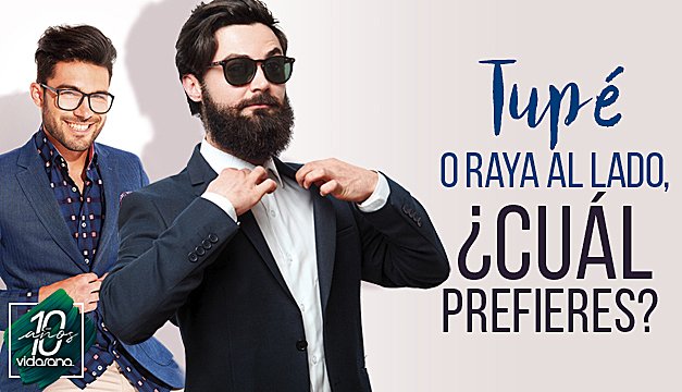 Tupé o raya al lado, ¿Cuál prefieres?