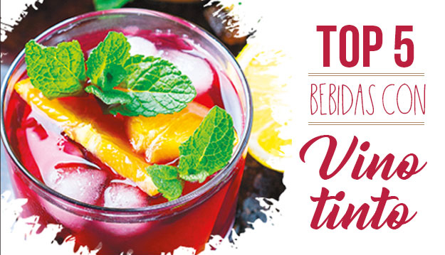 Top 5 de bebidas con vino tinto