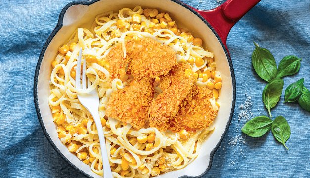 Crujiente pollo envuelto en Incaparina