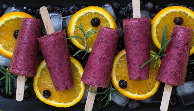 Época de calor y momento de helados