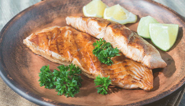 Una forma nutritiva para comer salmón