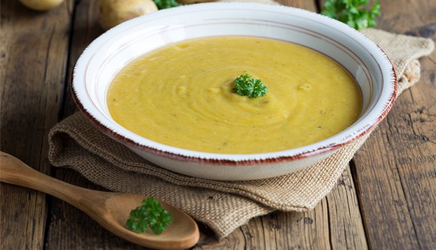 Platillo hecho con papa y un toque italiano