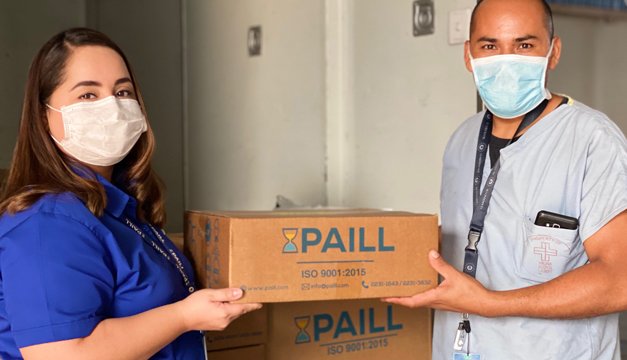 Cuantioso donativo realiza Laboratorios PAIL al Gobierno de El Salvador