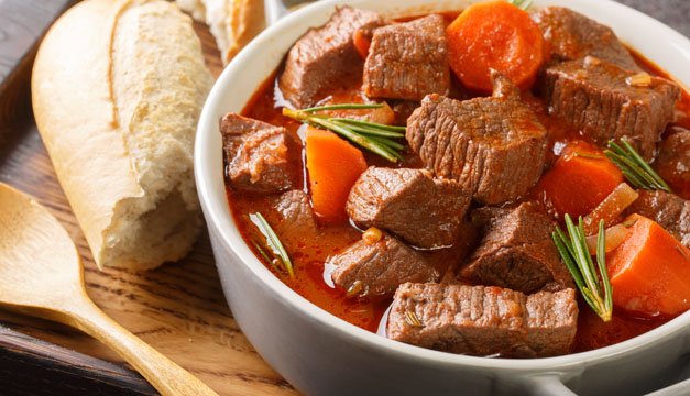 Estofado de ternera con verduras