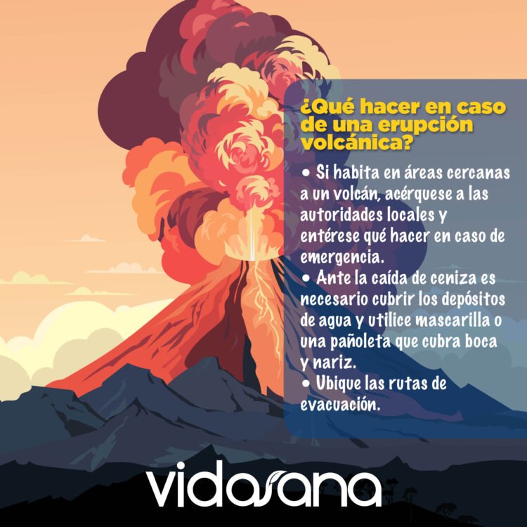 ¿Qué efectos a la salud tiene una erupción volcánica?¿Qué medidas preventivas debemos tener?