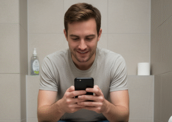 ¿Te gusta revisar tus redes sociales cuando vas al inodoro?  