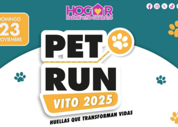 Corre, camina y disfruta en familia junto a tu mascota mientras apoyas al Hogar Padre Vito Guarato.